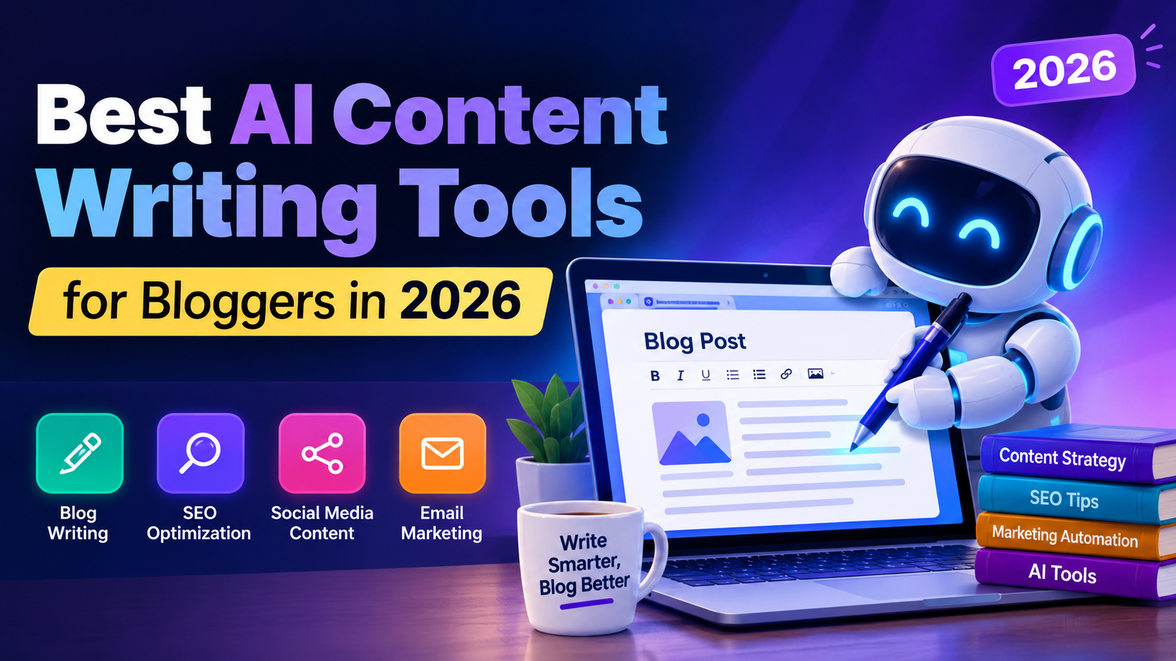Best AI Content Writing Tools for Bloggers in 2026