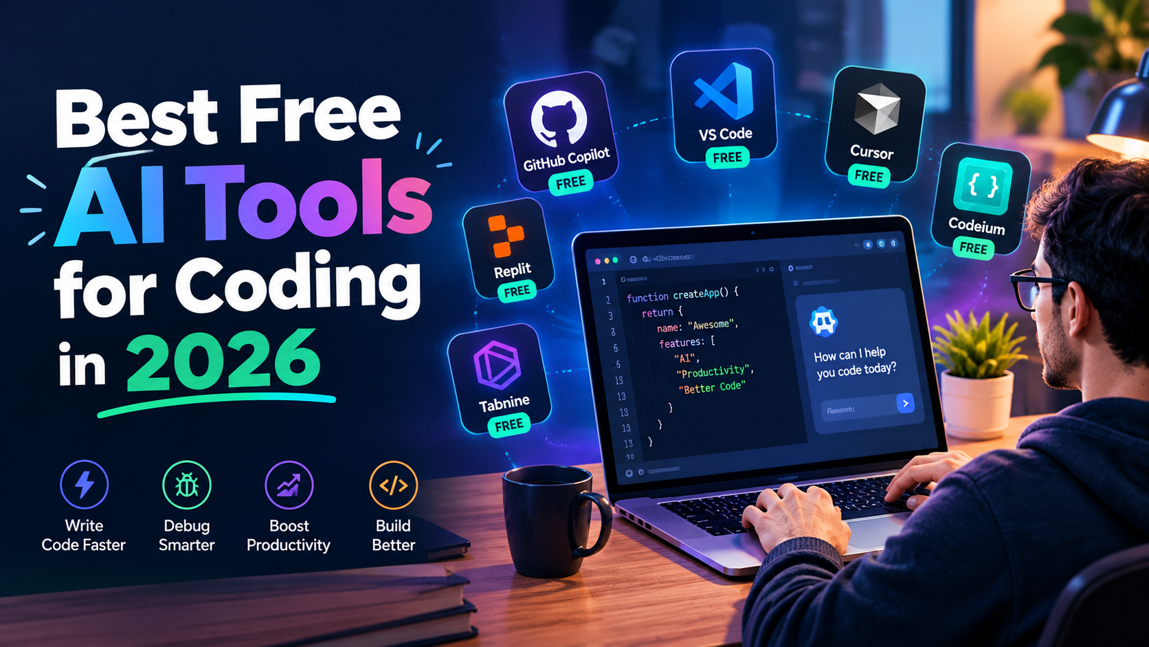 Best Free AI Tools for Coding in 2026